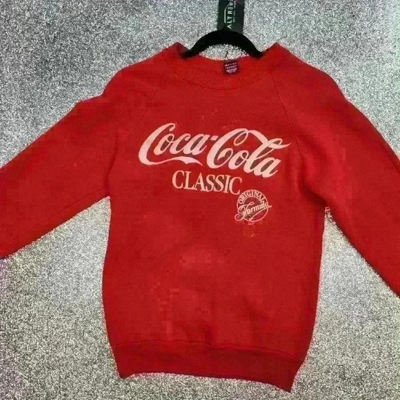 Vintage coca cola sweat shirt size med - Picture 1 of 7